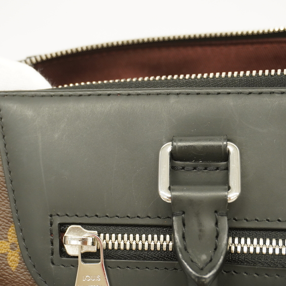 LOUIS VUITTONAuth  Monogram Macassar Porte De Cumanjour NM M54019 Briefcase - Picture 6 of 10